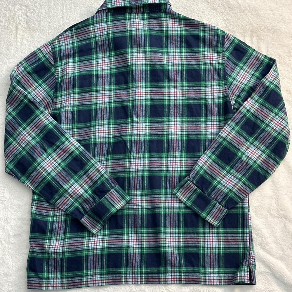 Lands' End Men's Green Plaid Shirt - Picture 3 of 3